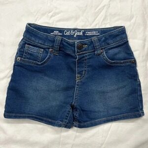 Cat & Jack kids blue jeans shorts 6/6x‎